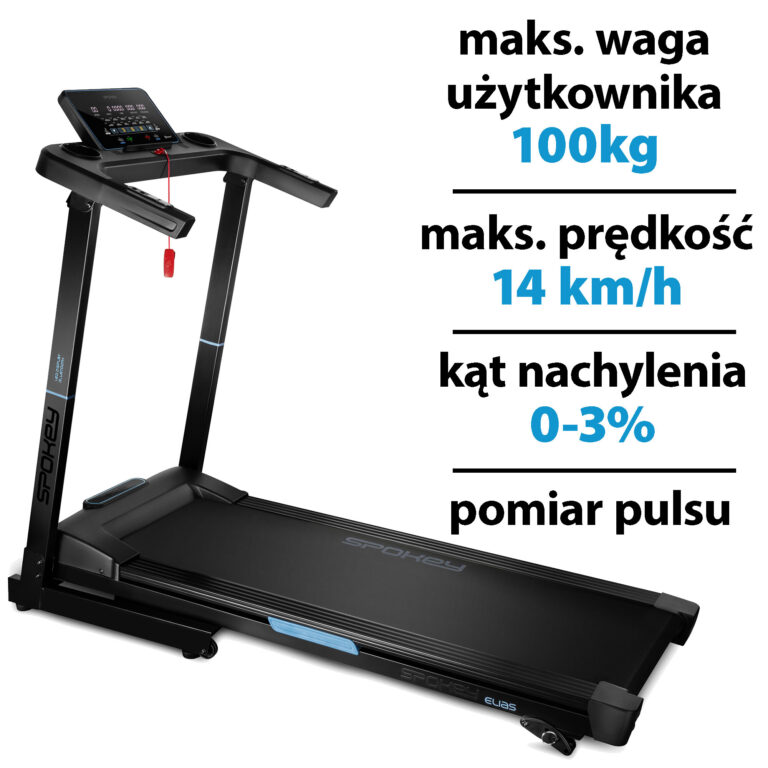 Najlepsze bieżnie elektryczne – Ranking Top 10 w 2026 roku 17 Spokey Elias