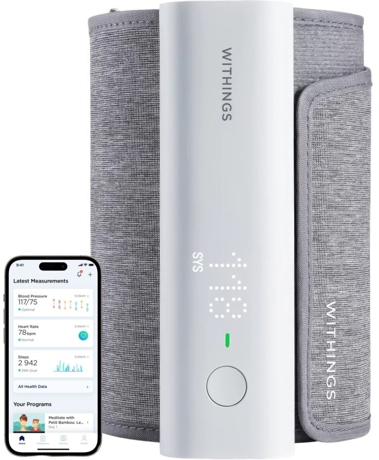 Najlepsze ciśnieniomierze – Ranking Top 7 w 2026 roku 11 Withings BPM Connect