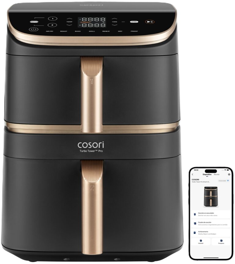 Najlepsze frytkownice beztłuszczowe – Ranking Top 10 w 2026 roku 14 Cosori Turbo Tower Pro Smart