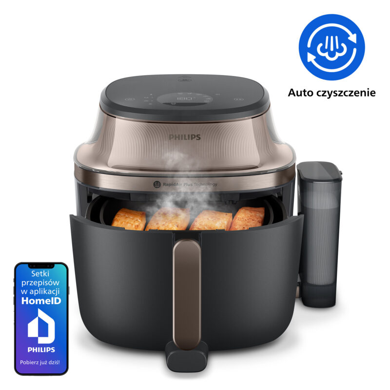 Najlepsze frytkownice beztłuszczowe – Ranking Top 10 w 2026 roku 1 Philips NA547/07 Ovi Ultra
