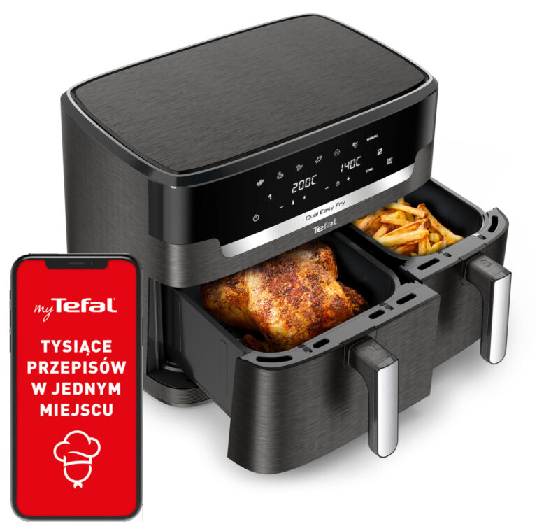 Najlepsze frytkownice beztłuszczowe – Ranking Top 10 w 2026 roku 16 Tefal Dual Easy Fry XXL EY942HE0