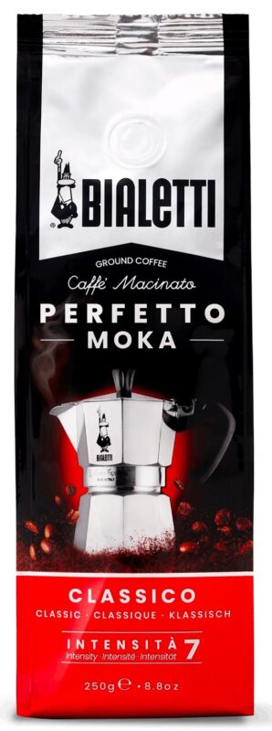 Najlepsze kawy mielone – Ranking Top 9 w 2026 roku 4 Bialetti Perfetto Moka Classico 250 g