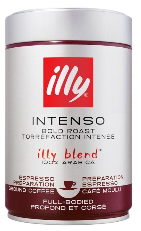 Najlepsze kawy mielone – Ranking Top 9 w 2026 roku 3 illy Intenso Bold Roast 250 g