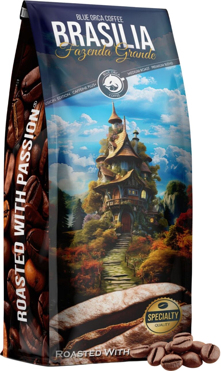 Najlepsze kawy ziarniste – Ranking Top 9 w 2026 roku 15 Blue Orca Brasilia Fazenda Grande 1 kg
