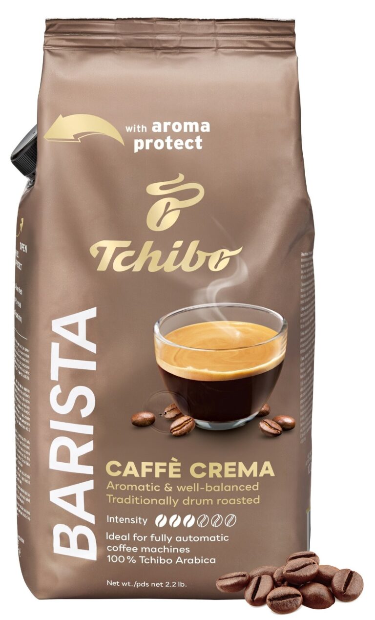 Najlepsze kawy ziarniste – Ranking Top 9 w 2026 roku 11 Tchibo Barista Cafe Crema 1 kg