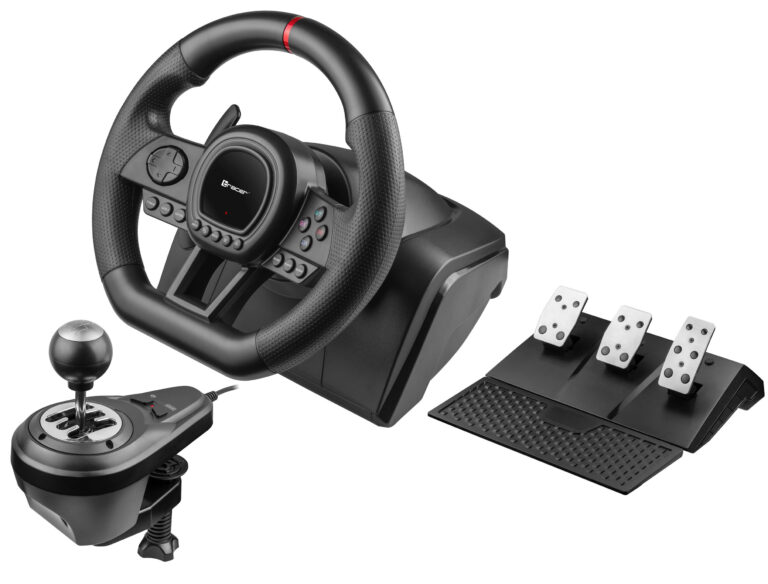 Najlepsze kierownice do gier – Ranking Top 12 w 2026 roku 21 Tracer SimRacer Manual Gearbox 6 in 1