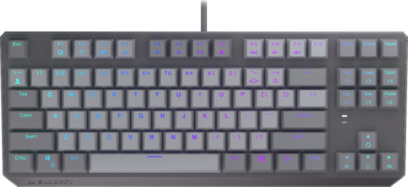 Najlepsze klawiatury mechaniczne – Ranking Top 11 w 2026 roku 2 Endorfy Thock V2 TKL