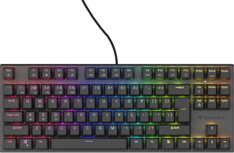Najlepsze klawiatury mechaniczne – Ranking Top 11 w 2026 roku 20 Genesis Thor 303 TKL