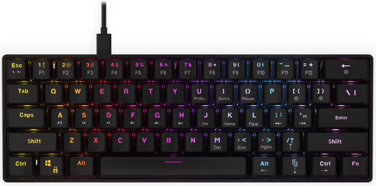 Najlepsze klawiatury mechaniczne – Ranking Top 11 w 2026 roku 22 Krux Qara 60