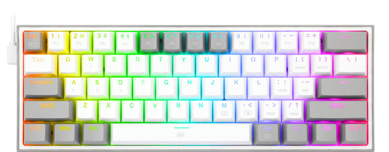 Najlepsze klawiatury mechaniczne – Ranking Top 11 w 2026 roku 21 Redragon K617 Fizz