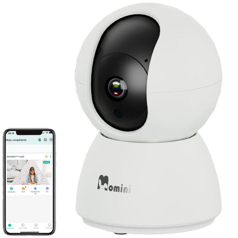 Najlepsze nianie elektroniczne – Ranking Top 7 w 2026 roku 4 Momini KidLook