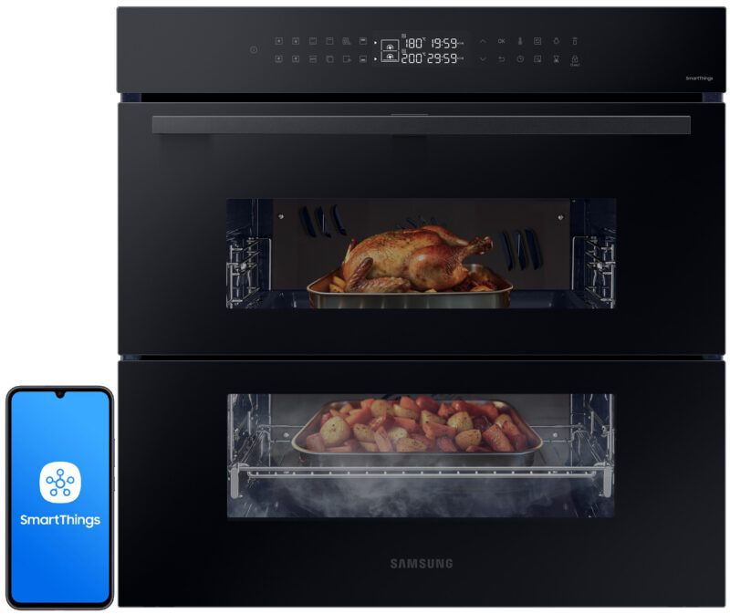 Wymiary piekarników do zabudowy: jaki piekarnik zmieści się w Twojej kuchni? 3 Samsung NV7B4345VAK Dual Cook Flex