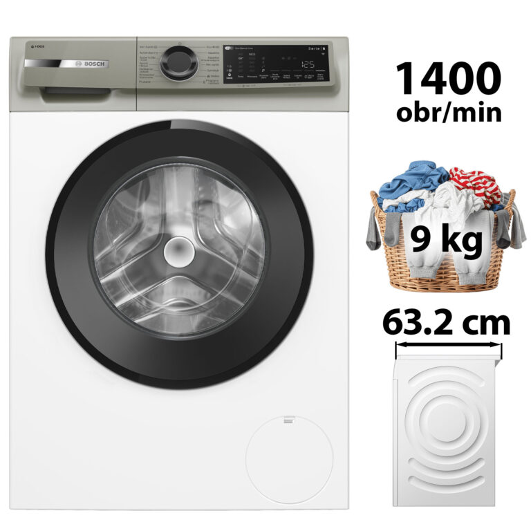 Najlepsze pralki – Ranking Top 11 w 2026 roku 13 Bosch Serie 6 WGJ244A9PL