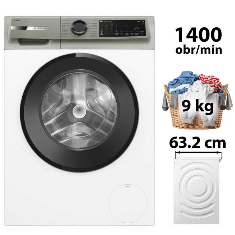 Najlepsze pralki – Ranking Top 11 w 2026 roku 2 Bosch Serie 6 WGJ244A9PL