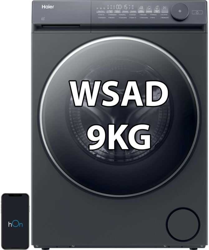 Najlepsze pralki – Ranking Top 11 w 2026 roku 3 Haier X7 HW90-BD14MEPGU1