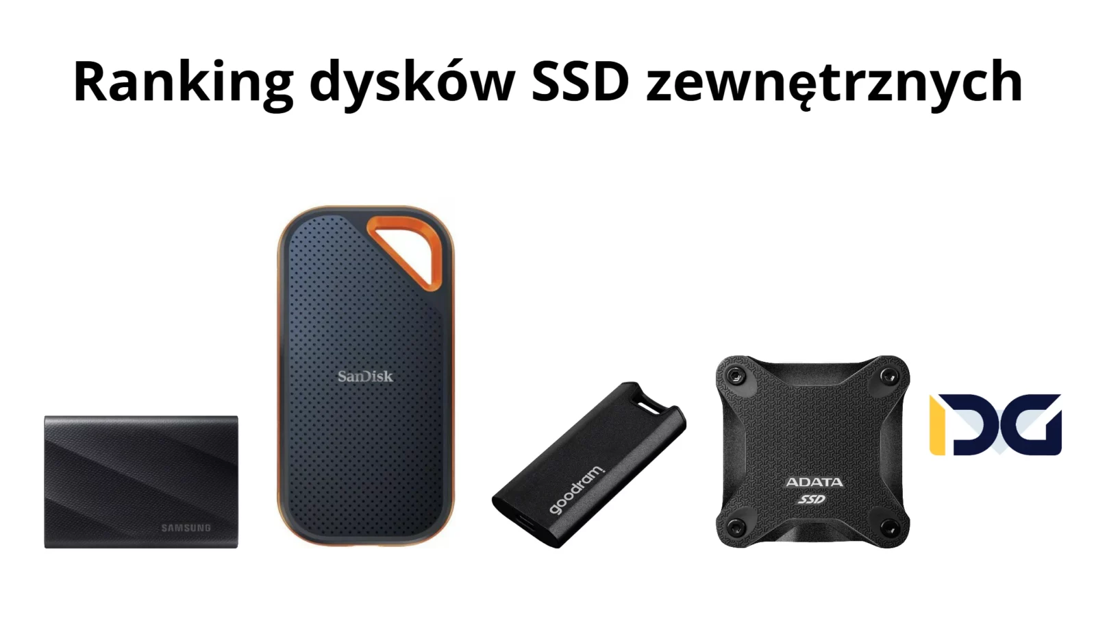Ranking dysków SSD zewnętrznych
