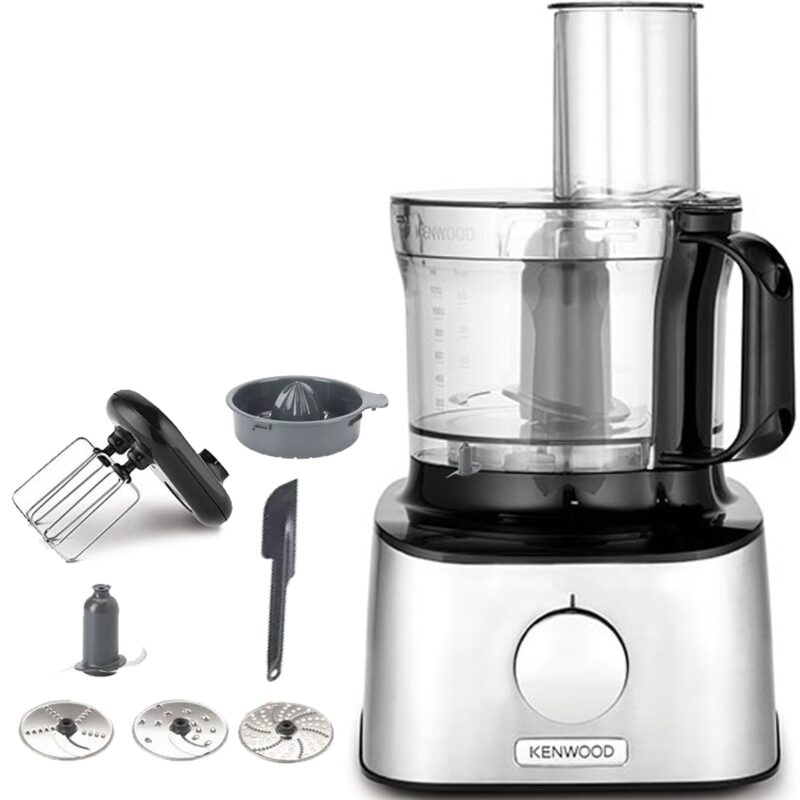 Najlepsze roboty kuchenne wielofunkcyjne – Ranking Top 11 w 2026 roku 9 Kenwood MultiPro Compact FDM301SS