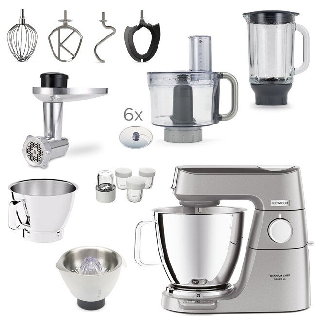 Najlepsze roboty planetarne – Ranking Top 10 w 2026 roku 1 Kenwood Titanium Chef Baker XL KVL85.704SI