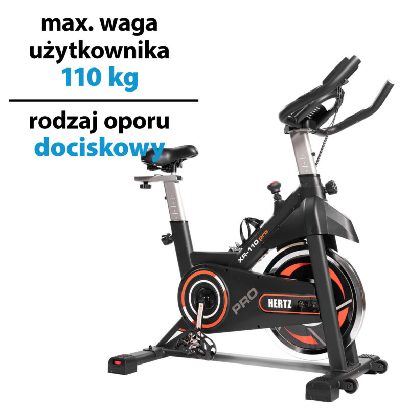 Najlepsze rowerki stacjonarne – Ranking Top 10 w 2026 roku 4 Hertz Fitness XR-110 Pro