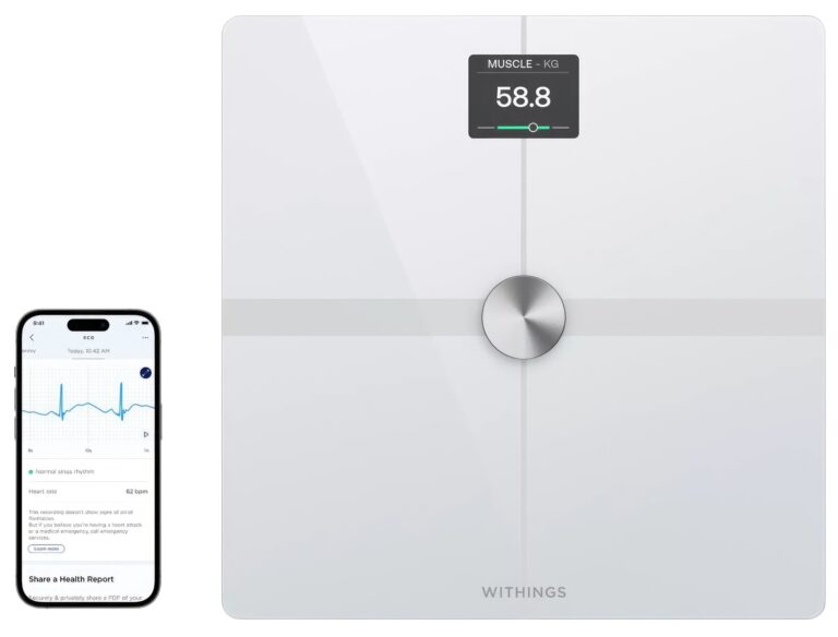 Najlepsze wagi łazienkowe – Ranking Top 10 w 2026 roku 11 Withings Body Smart
