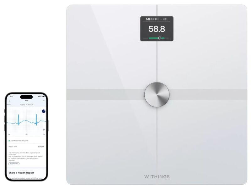 Najlepsze wagi łazienkowe – Ranking Top 10 w 2026 roku 1 Withings Body Smart